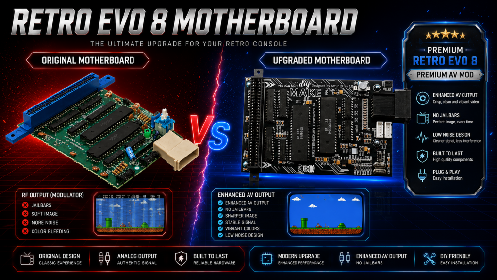 Retro Evo 8 Motherboard